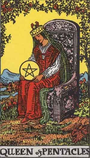 Queen of Pentacles tarot card